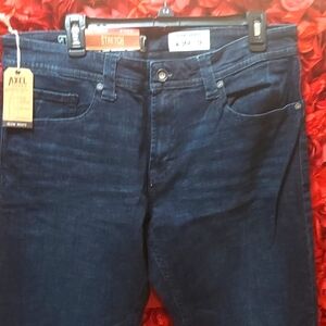 Axel Men's NWT Boot Cut Jeans Size 34 x 32 Dark Blue